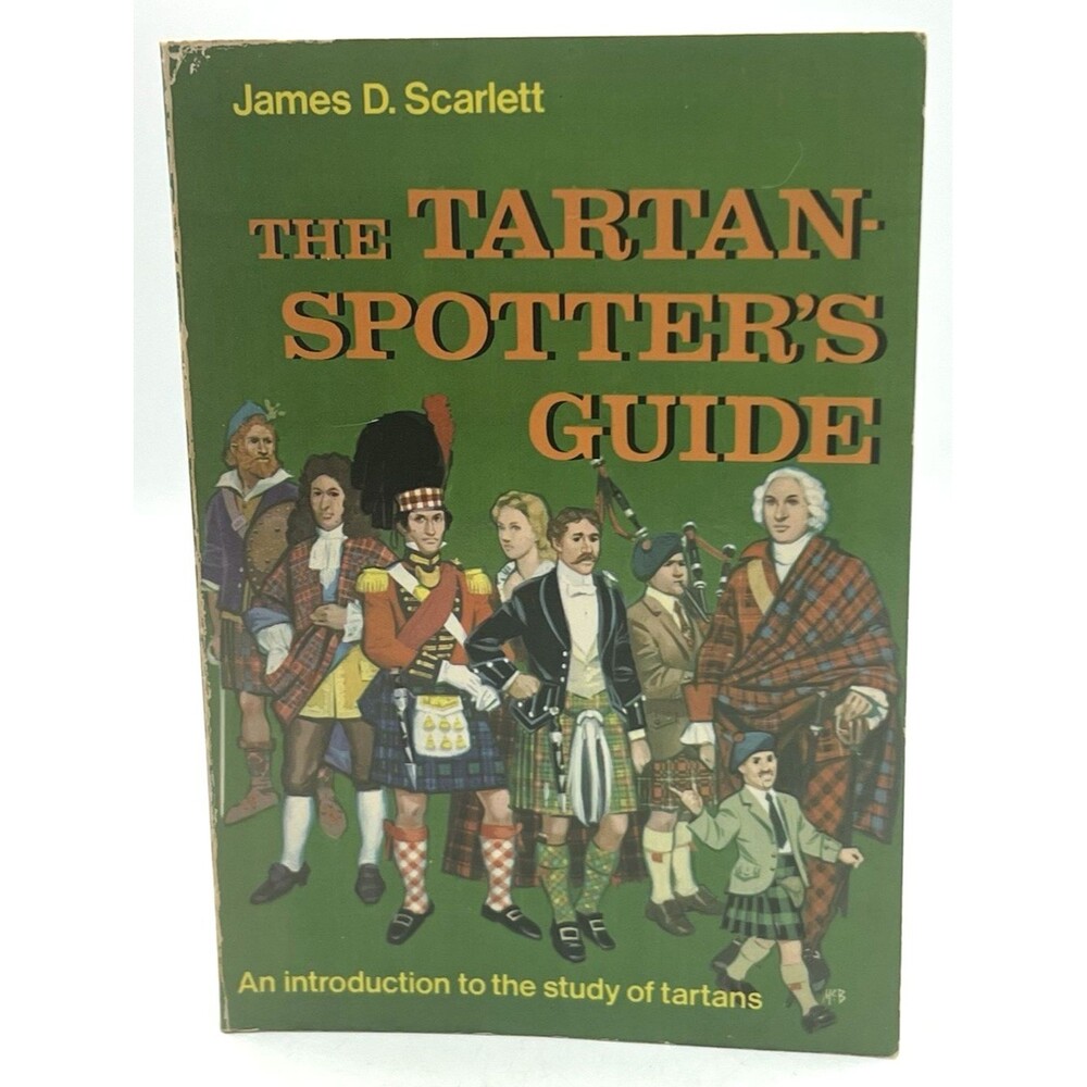 Vintage 1976 Tartan-Spotter's Guide 1st Print James Scarlett Scottish Clan Chart